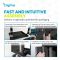 Шафа DIGITUS 19", 7U, Wall Mounting Dynamic-N, 600x600 мм, 60кг максимально, розібрана, чорна