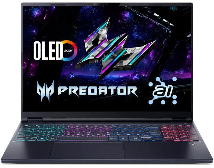 Ноутбук Acer Predator Helios Neo 16S PHN16S-71 16" OLED, Intel U9-275HX, 32GB, F1TB, NVD5070Ti-12, Win11P, чорний