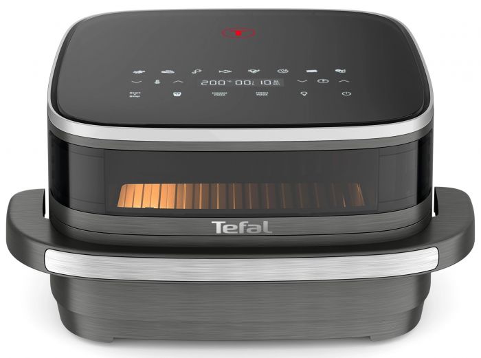 Мультипіч Tefal Easy Fry XL Surface, 2200Вт, чаша-4л, сенсорне керув., з віконцем, 10 програм, пластик, чорно-сірий
