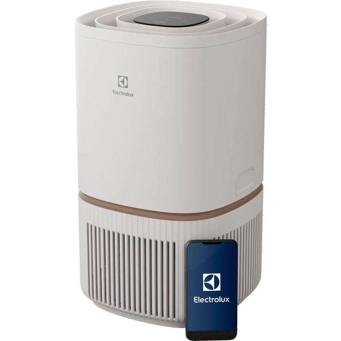 Очищувач повітря Electrolux EPO50351SW 45м2, 215м3/г, дисплей, 4-х шаровий HEPA фільтр, Wi-Fi, 3 режимів, білий