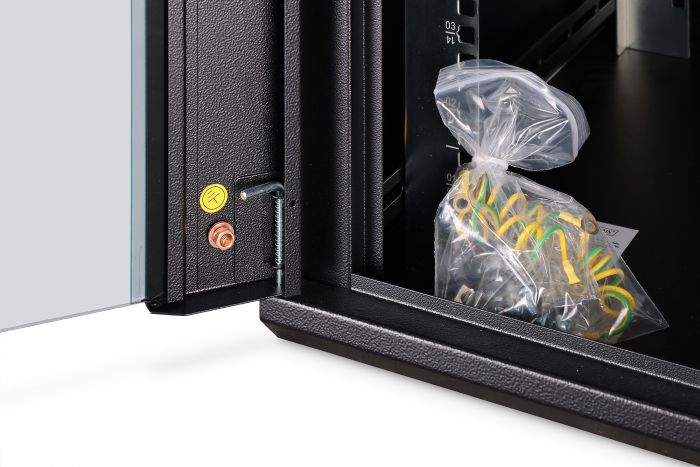 Шафа DIGITUS 19", 16U, Wall Mounting Dynamic-N, 600x600 мм, 60кг максимально, розібрана, чорна