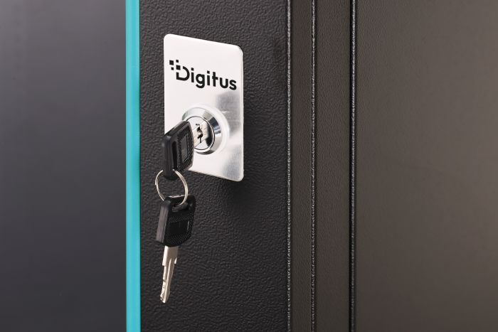 Шафа DIGITUS 19", 16U, Wall Mounting Dynamic-N, 600x600 мм, 60кг максимально, розібрана, чорна