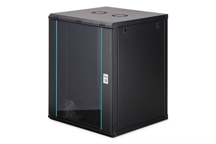 Шафа DIGITUS 19", 16U, Wall Mounting Dynamic-N, 600x600 мм, 60кг максимально, розібрана, чорна
