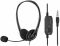 Гарнітура ПК стерео On-ear 2E CH11 mini-jack, omni-mic, 1.2м, чорний
