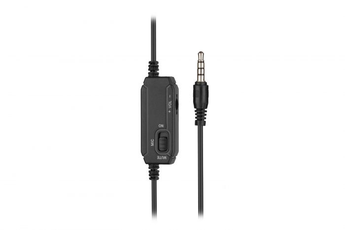 Гарнітура ПК стерео On-ear 2E CH12 mini-jack, omni-mic, 1.2м, чорний