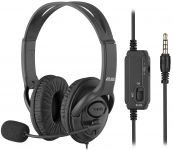 Гарнітура ПК стерео Over-ear 2E CH13 mini-jack, omni-mic, 1.2м, чорний