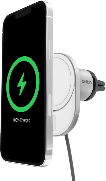 Автомобільний тримач смартфона Belkin Qi2 з бездротовою зарядкою (дефлектор)