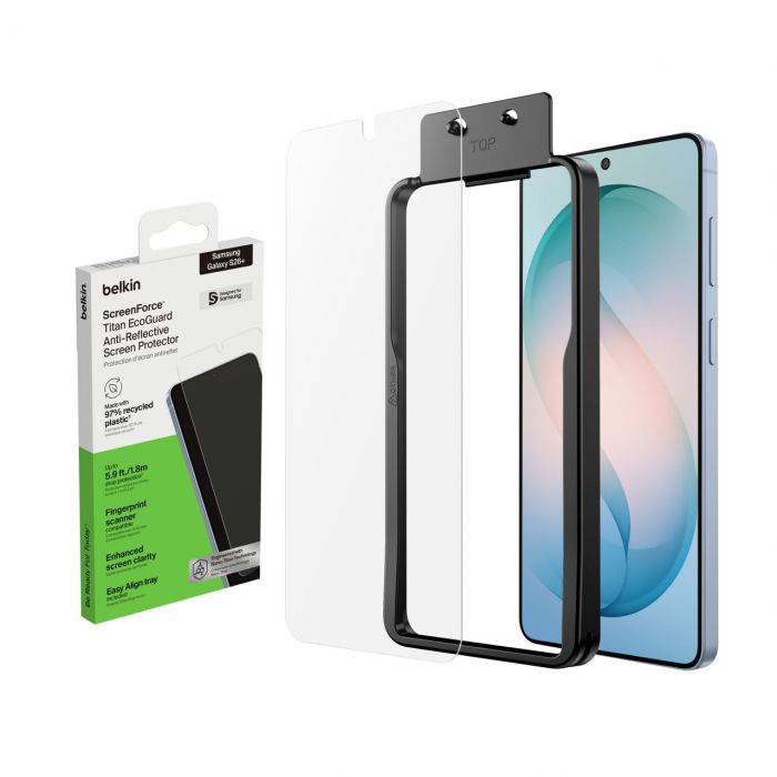 Захисне скло Belkin для Samsung Galaxy S26+ Titan EcoGuard (1 Pack)