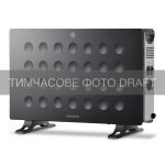 Конвектор ARDESTO CHH-2000MBF 20м2, 2000Вт, вбуд-ний вентилятор, мех. кер-ння, відкритий нагрів. елементт, чорний