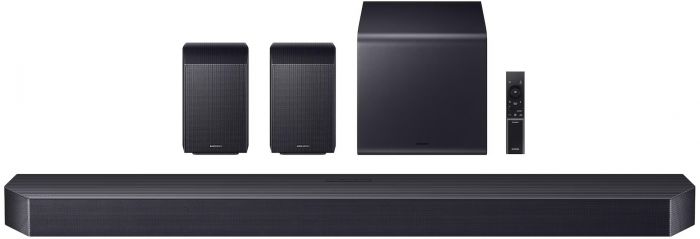 Саундбар Samsung HW-Q990H 756Вт, 11.1.4, BT, HDMI-eARC, Wi-Fi, саб, Dolby Atmos, чорний