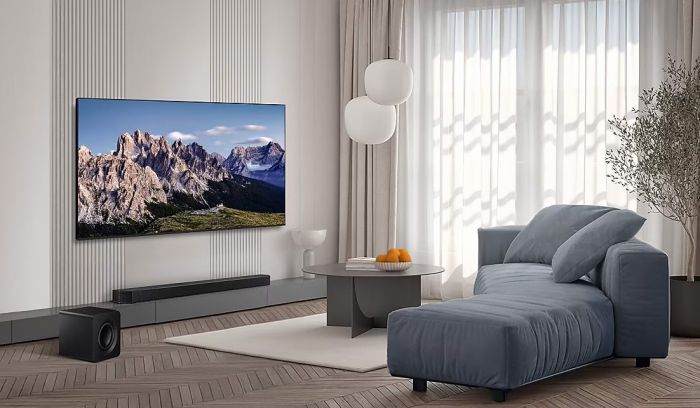 Саундбар Samsung HW-Q800H 400Вт, 5.1.2, BT, HDMI-eARC, Wi-Fi, саб, Dolby Atmos, чорний