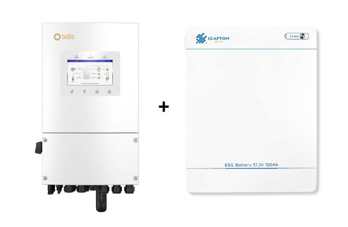 Комплект резервного живлення  SL-EH1P5K-ELA05 (1ф, 5kW, 51.2V, 100 Ah, LiFePO4)