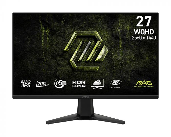 Монітор MSI 27" MAG 275QF-E20 2xHDMI, DP, Audio, IPS, 2560x1440, 200Hz, 0.5ms, sRGB 101%, G-SYNC, FreeSync
