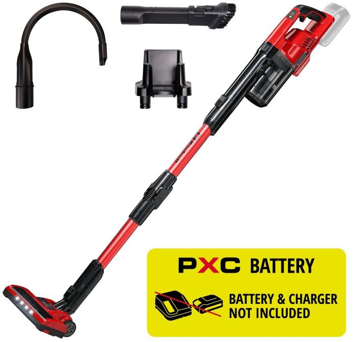 Пилосос акумуляторний Einhell TE-SV 18 Li-FLX - Solo 18В 120мбар контейнер 0.6л LED 1.05кг без АКБ та ЗП