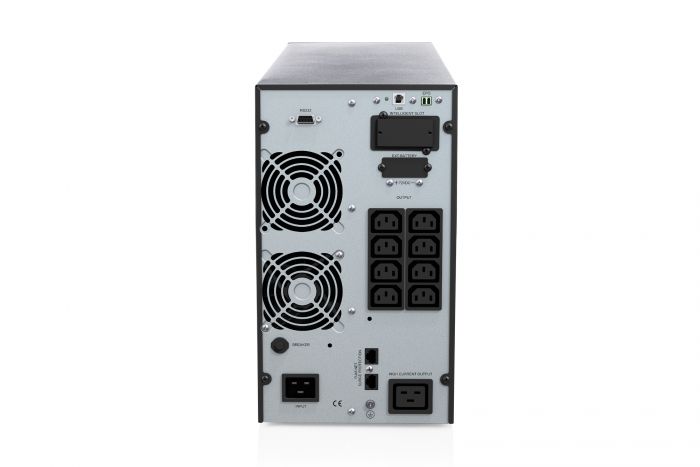 Джерело безперебійного живлення DIGITUS 3000VA/3000W, Tower, LCD, RJ45, RS232, USB, 8xC13+1xC19