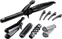 Мультистайлер Remington Multistyle, 25Вт, темп.режимів-5, 110-190С, 5 насадок, кейс, аксесуари, кераміка, тефлон , чорний