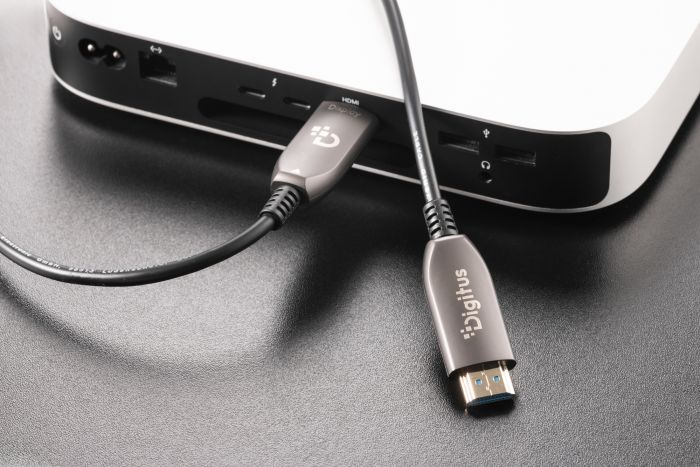 Кабель DIGITUS HDMI UHD 8K, AOC hybrid-fiber, type A M/M, 50м, чорний