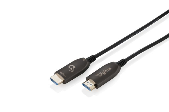 Кабель DIGITUS HDMI UHD 8K, AOC hybrid-fiber, type A M/M, 50м, чорний