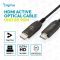 Кабель DIGITUS HDMI UHD 8K, AOC hybrid-fiber, type A M/M, 40м, чорний