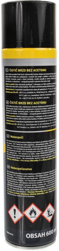 Очисник гальмівної системи Starline ACST025 спрей 600мл