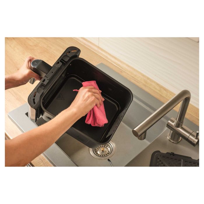 Мультипіч Sencor Dual Vita Fryer, 3000Вт, чаша-5.8+5.8л, сенсорне керув., 2 чаши, з віконцем, гриль, пластик, чорний