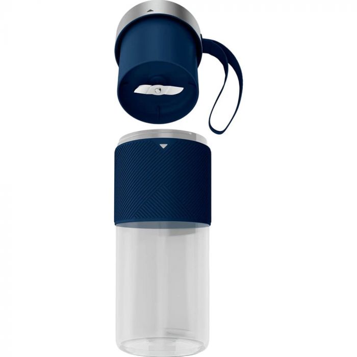 Блендер Tefal Lightmix портативний для смузі, чаша-300мл, USB, тритан, синій