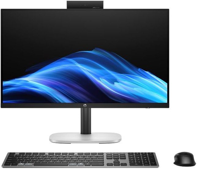 Комп'ютер персональний моноблок HP ProStudio 4-G1i 23.8" FHD IPS AG, Intel U5-225T, 16GB, F512GB, UMA, WiFi, кл+м, 3р, DOS, чорний