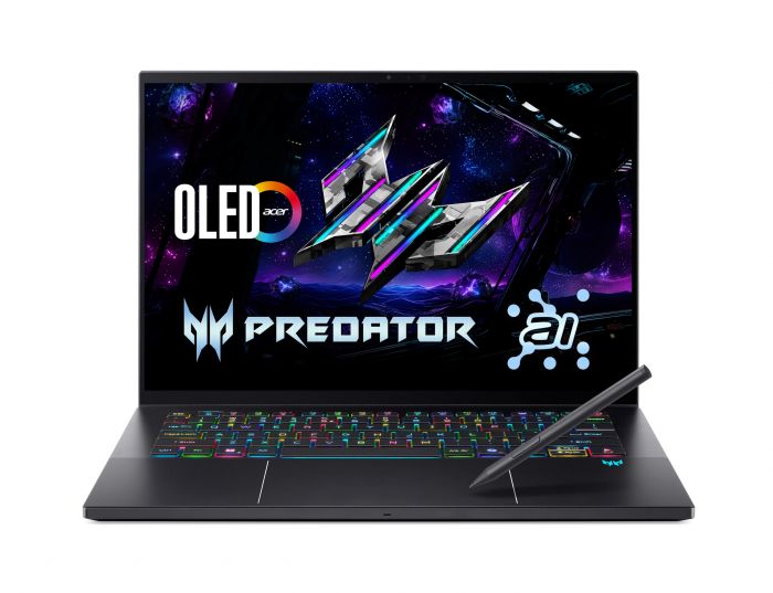 Ноутбук Acer Predator Triton 14 PT14-52T 14.5" 2.8K OLED Touch, Intel U9-288V, 32GB, F1TB, NVD5070-8, Win11P, чорний