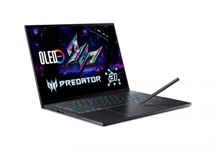 Ноутбук Acer Predator Triton 14 PT14-52T 14.5" 2.8K OLED Touch, Intel U9-288V, 32GB, F1TB, NVD5070-8, Win11P, чорний