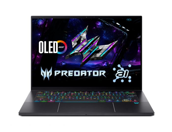 Ноутбук Acer Predator Triton 14 PT14-52T 14.5" 2.8K OLED Touch, Intel U9-288V, 32GB, F1TB, NVD5070-8, Win11P, чорний