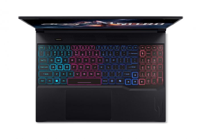 Ноутбук Acer Nitro V 16S ANV16S-71 16" WQXGA IPS, Intel 7-240H, 16GB, F1TB, NVD5070-8, Lin, чорний