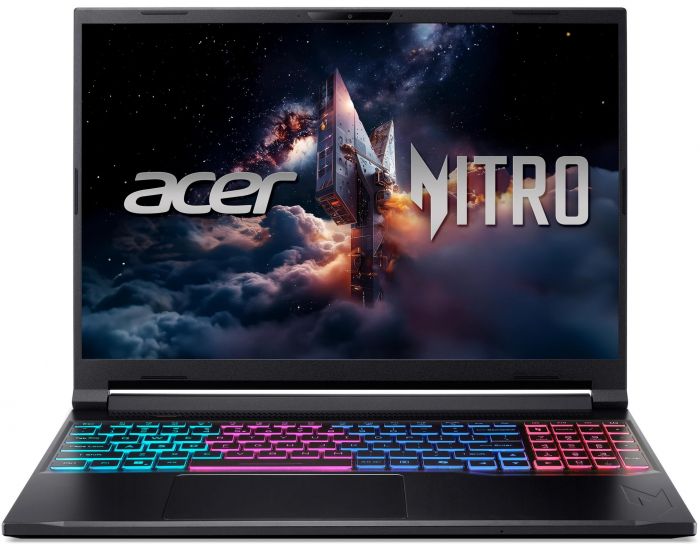 Ноутбук Acer Nitro V 16S ANV16S-71 16" WQXGA IPS, Intel 7-240H, 16GB, F1TB, NVD5070-8, Lin, чорний