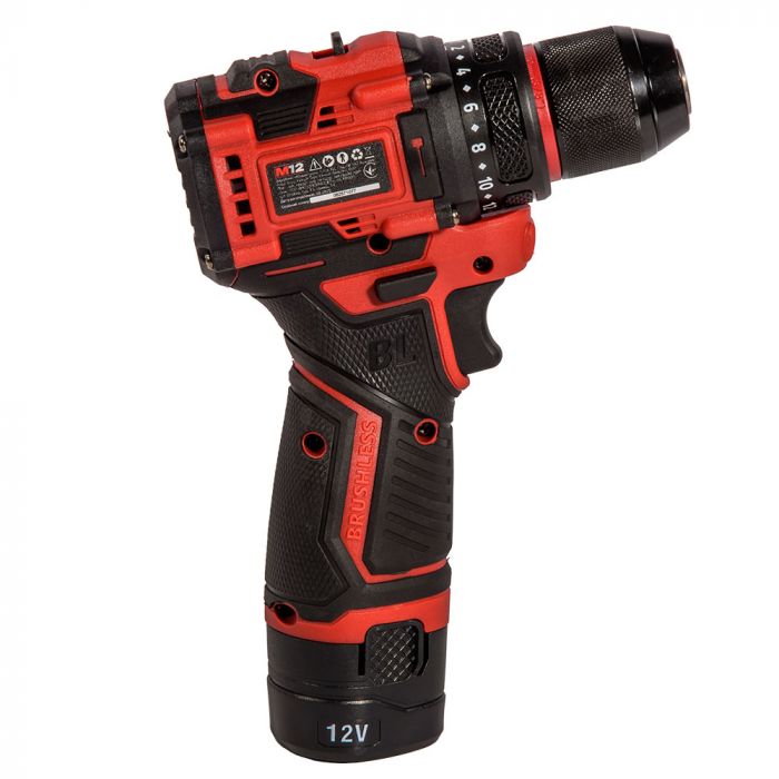 Шурупокрут-дриль акумуляторний Vitals Master AU 1232c BL Kit 12В акб 1х2А·год 32Нм 400·1400об/хв 1.37кг