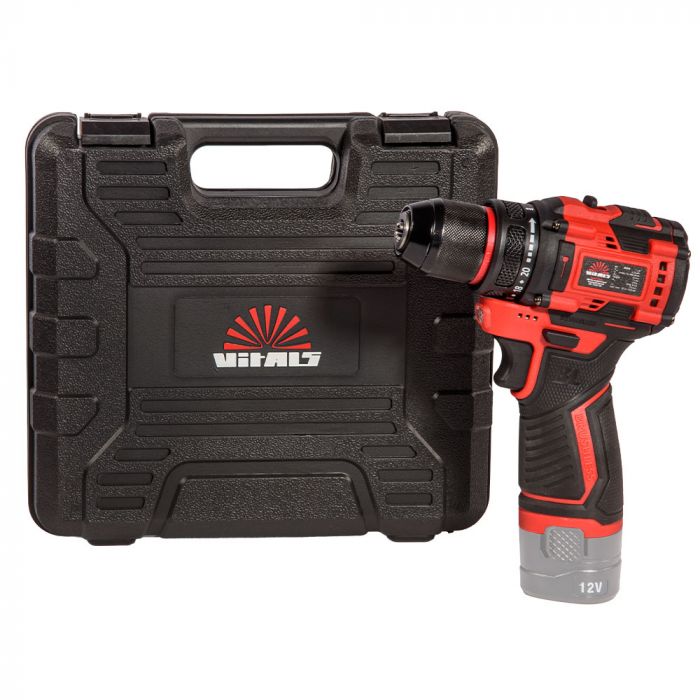 Шурупокрут-дриль акумуляторний Vitals Master AU 1232c BL 12В 32Нм 400·1400об/хв 1.1кг без АКБ та ЗП