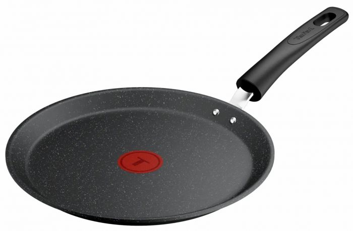Сковорода для млинція Tefal Expertise, 25см, алюміній, бакеліт, чорний