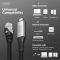 Кабель DIGITUS Ethernet USB-C - RJ45 CAT 6A S/FTP, 1 Gbit/s, 3m, LSZH