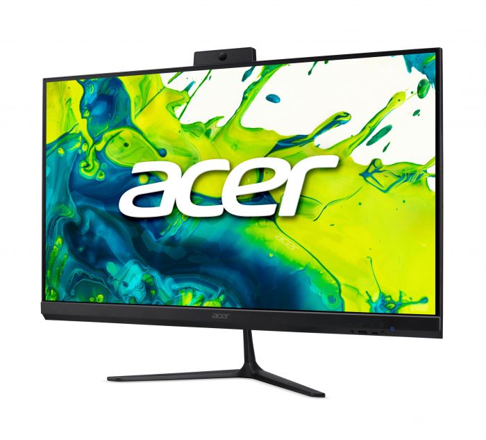 Комп'ютер персональний моноблок Acer Aspire C27-2G 27" FHD, Intel 5-120U, 32GB, F1TB, UMA, WiFi, кл+м, Lin, чорний
