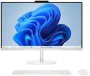 Комп'ютер персональний моноблок HP OmniStudio 27" FHD IPS, Intel 7-240H, 24GB, F512GB, UMA, WiFi, кл+м, DOS, білий