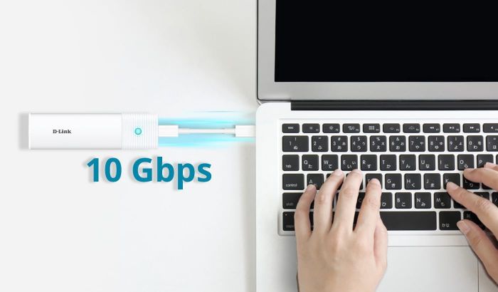Портативний корпус D-Link DSP-111 для SSD M.2 NVMe/NGFF, USB Type-C