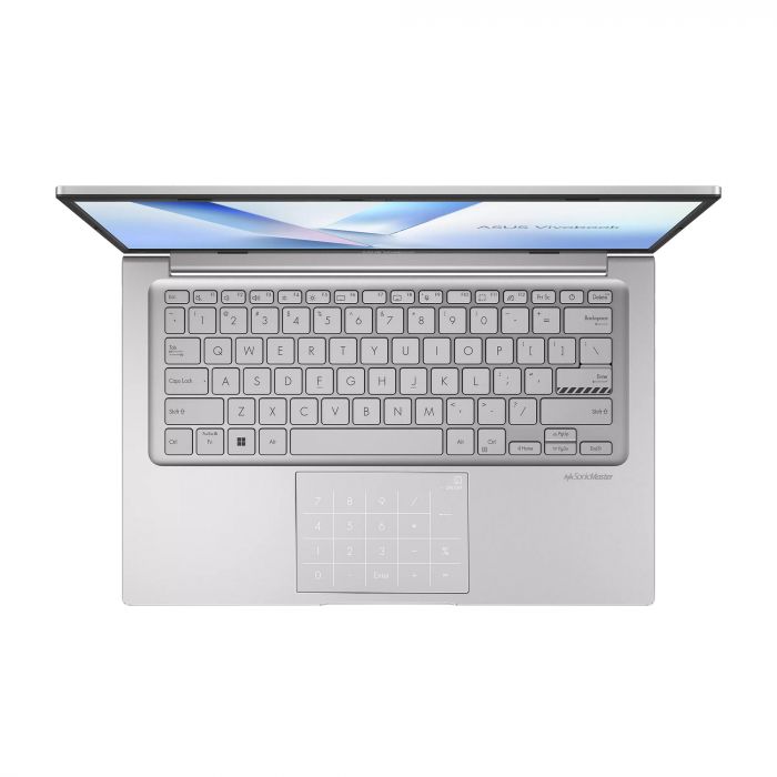 Ноутбук ASUS Vivobook 14 X1404VA-EB1526 14" FHD IPS, Intel 5 120U, 16GB, F512GB, UMA, NoOS, Сріблястий
