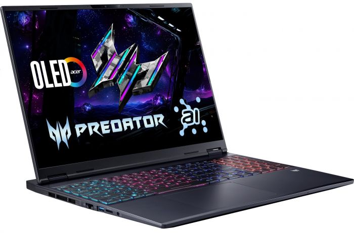 Ноутбук Acer Predator Helios Neo 16S PHN16S-I51 16" OLED, Intel U9-386H, 32GB, F1TB, NVD5070-8, Lin, чорний