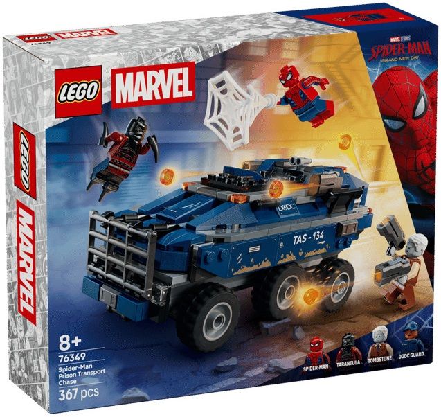 Конструктор LEGO Super Heroes Переслідування Людиною-Павуком машини для перевезення злочинців