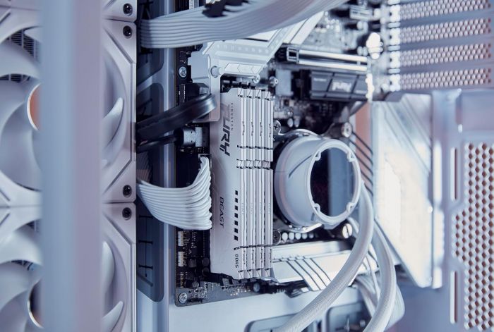 Пам'ять ПК Kingston DDR5  16GB 6000 FURY Beast EXPO Білий