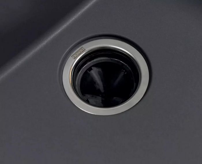 Комплект - мийка MRG 610-52 TL фраграніт, білий, 114.0668.820 і подрібнювач харч. відходів SLIM 50, 134.0715.098, вкл. Сифон