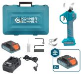 Секатор акумуляторний Konner&Sohnen KS CPS20V-40 CASE PLUS 20В акб 2х2А·год d 20-40мм ЗП кейс 1кг
