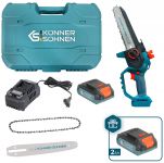 Пила ланцюгова акумуляторна Konner&Sohnen KS MCS20V-8 CASE PLUS 20В акб 2х2А·год шина 20см ЗП 1.45кг