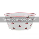 Салатник ARDESTO Cherry, 14см, 450мл, порцеляна, багатокольоровий