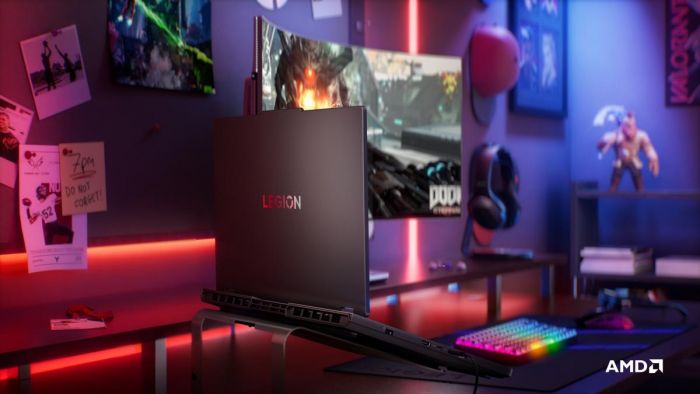 Ноутбук Lenovo Legion Pro 5-16ADR10 16" WQXGA IPS AG, AMD R9-8940HX, 32GB, F1TB, NVD5060-8, DOS, чорний