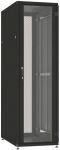 Шафа ZPAS 19", 42U, SZB IT, одностулкові передні та задні перфоровані двері, 600x800 мм, максимально 1500кг, сіра