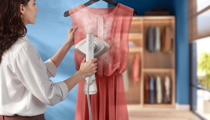 Відпарювач-праска Philips OneTurn, 1800Вт, 200мл, паровий удар -90гр, поворот для зміни типу девайса, алюміній, білий
